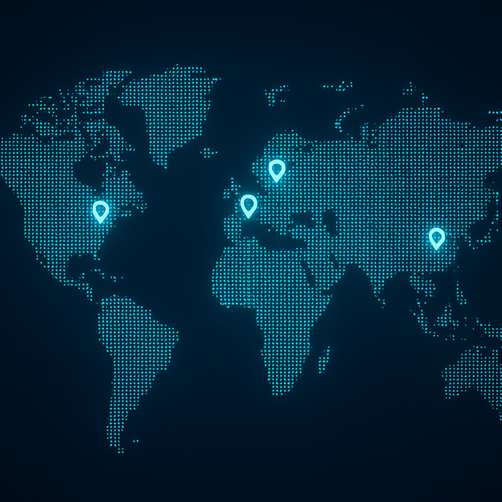 Global port intelligence map